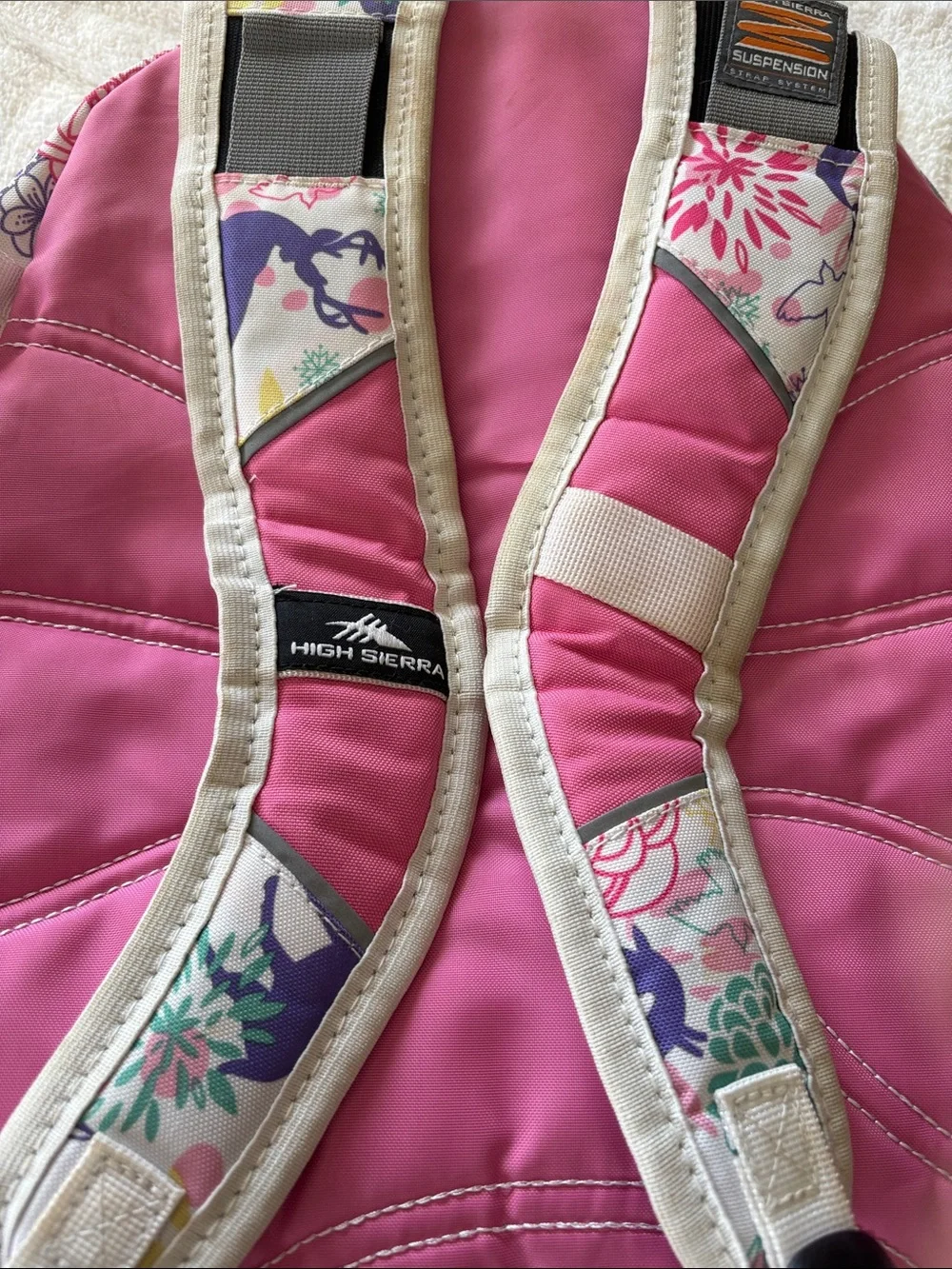 High Sierra Pink Floral & Animal Print Kids Backpack